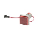Indicator digital ore functionare LED rosu 0-999H, 220V/380V AC Ø 22mm