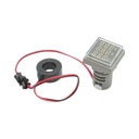 Indicator digital frecventa, ampermetru, voltmetru LED alb 0-99Hz/0-100A/50-500V AC Ø 22mm