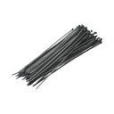 Faseta colier plastic negru 4.7x350mm pentru prindere capace roti auto 100 buc/set Longroad