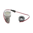 Indicator digital ampermetru LED alb 0-100A, 220V/380V Ø 22mm