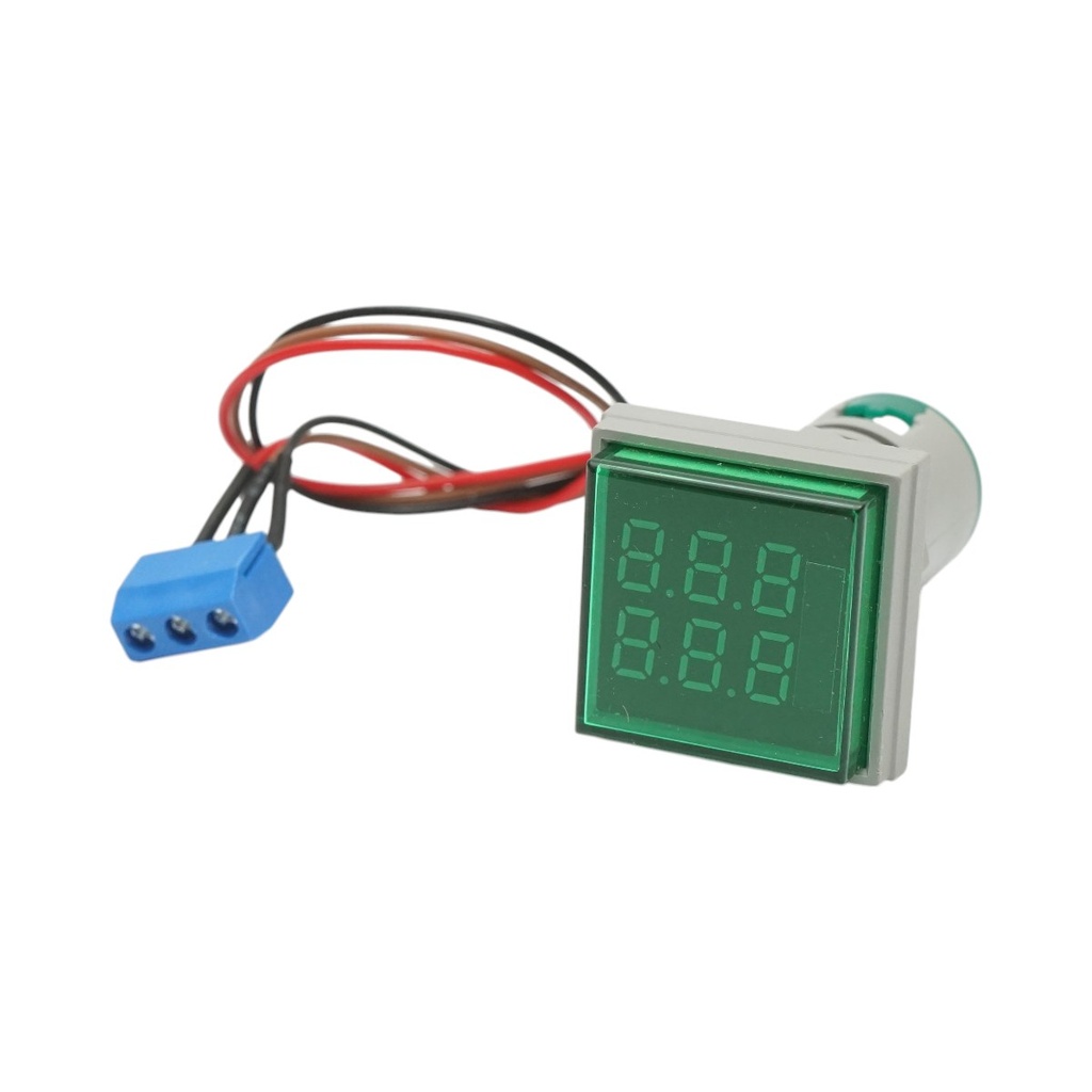 Indicator digital contor LED verde 0-999999, 220V/380V AC Ø 22mm