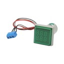 Indicator digital contor LED verde 0-999999, 220V/380V AC Ø 22mm