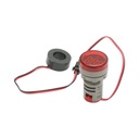 Indicator digital ampermetru LED rosu 0-100A, 220V/380V Ø 22mm