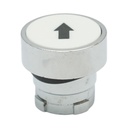 Cap buton comanda alb sageata sus Ø 22mm LAY5
