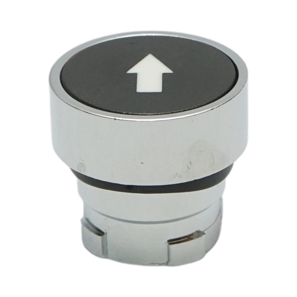 Cap buton comanda negru sageata jos Ø 22mm LAY5