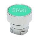 Cap buton comanda START verde Ø 22mm LAY5