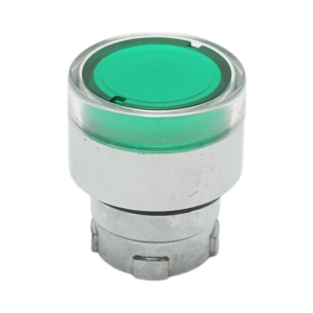 Cap buton comanda iluminat verde Ø 22mm LAY5