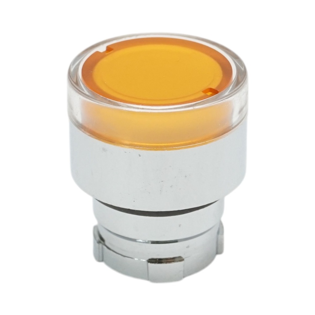 Cap buton comanda iluminat galben Ø 22mm LAY5