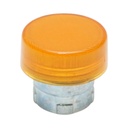 Cap indicator iluminat galben Ø 22mm LAY5