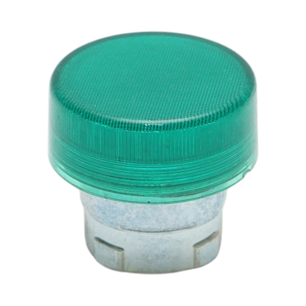 Cap indicator iluminat verde Ø 22mm LAY5