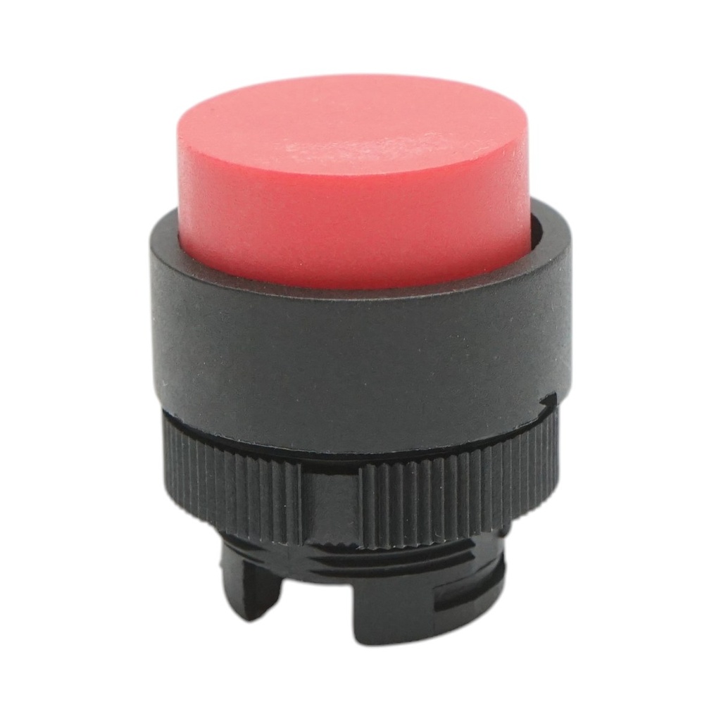 Cap buton comanda convex rosu Ø 22mm LAY5