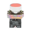 Buton comanda metalic rosu cu revenire 1NC, 400V/10A, LAY5