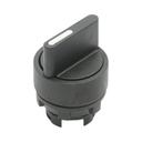 Cap buton selector 2 pozitii revenire cu arc Ø 22mm LAY5