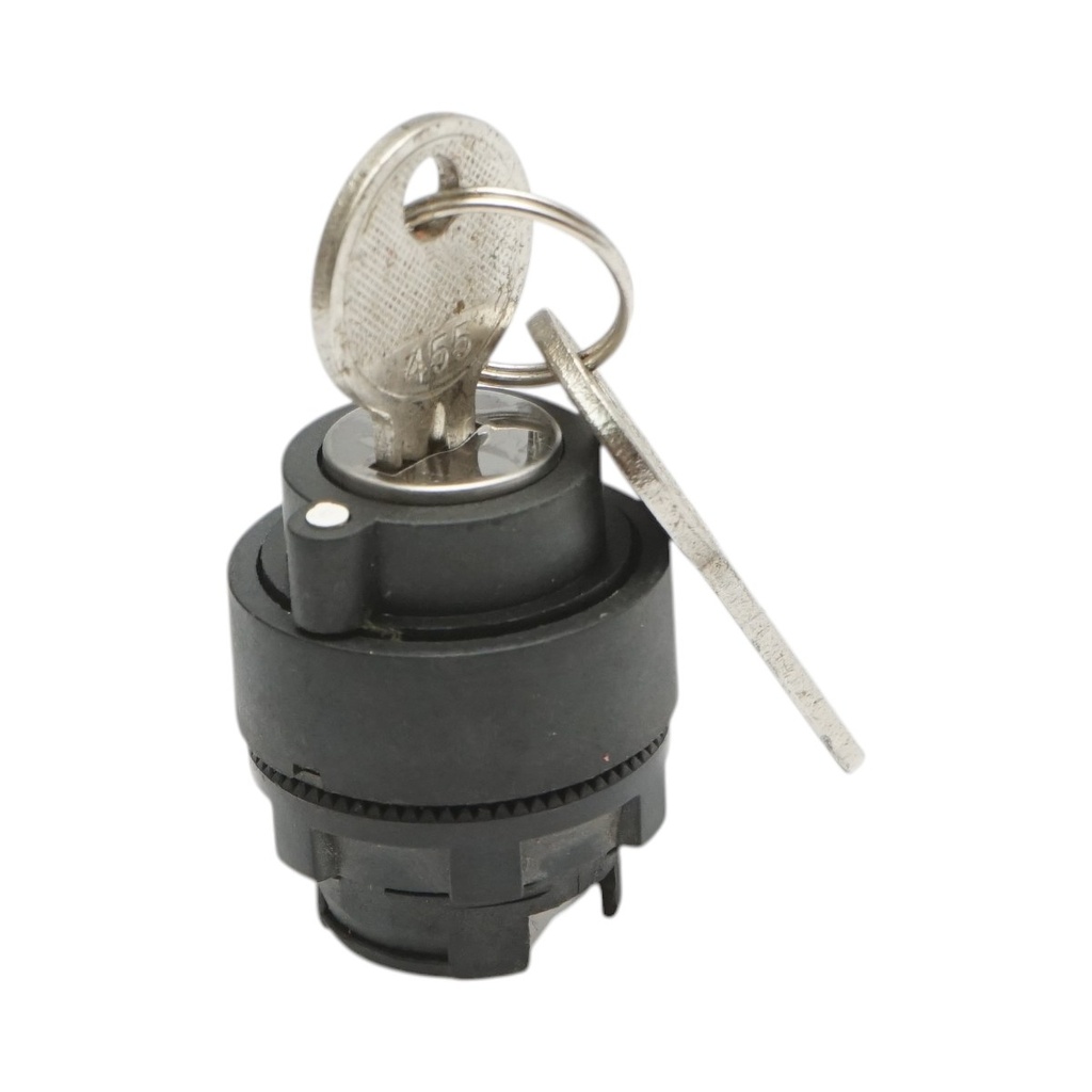 Cap buton selector 2 pozitii revenire cu cheie Ø 22mm LAY5