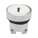 Cap buton comanda alb sageata sus Ø 22mm ZBE