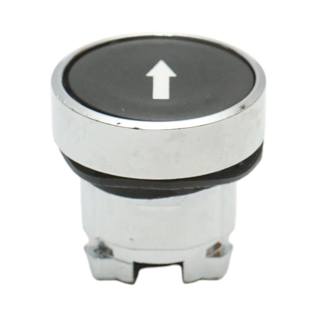 Cap buton comanda negru sageata jos Ø 22mm ZBE
