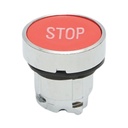 Cap buton comanda STOP rosu Ø 22mm ZBE