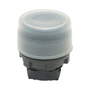 Cap buton comanda negru cu capac de protectie Ø 22mm ZBE