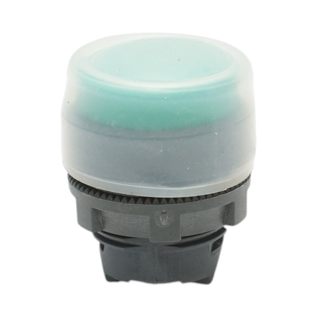 Cap buton comanda verde cu capac de protectie Ø 22mm ZBE