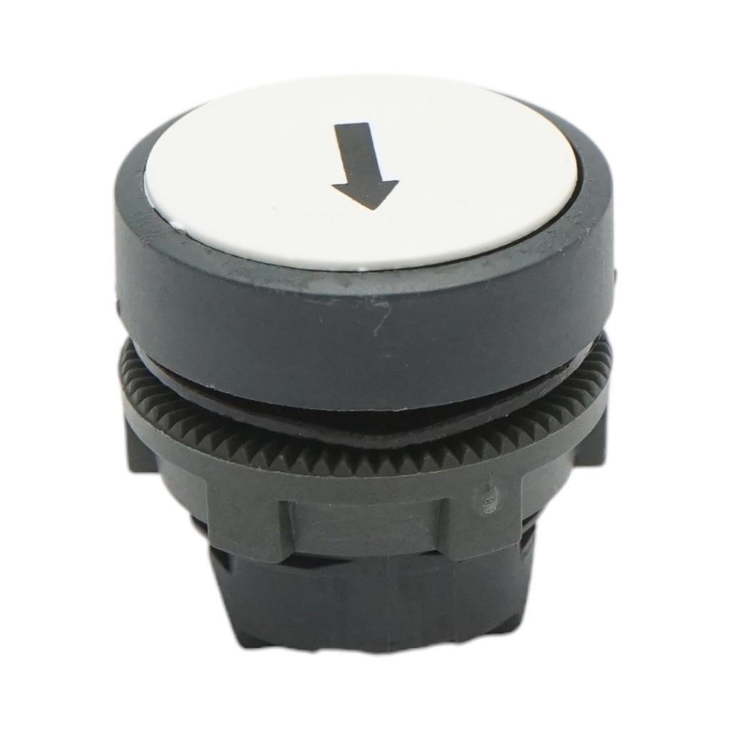 Cap buton comanda alb sageata sus Ø 22mm ZBE