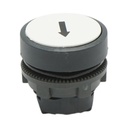 Cap buton comanda alb sageata sus Ø 22mm ZBE