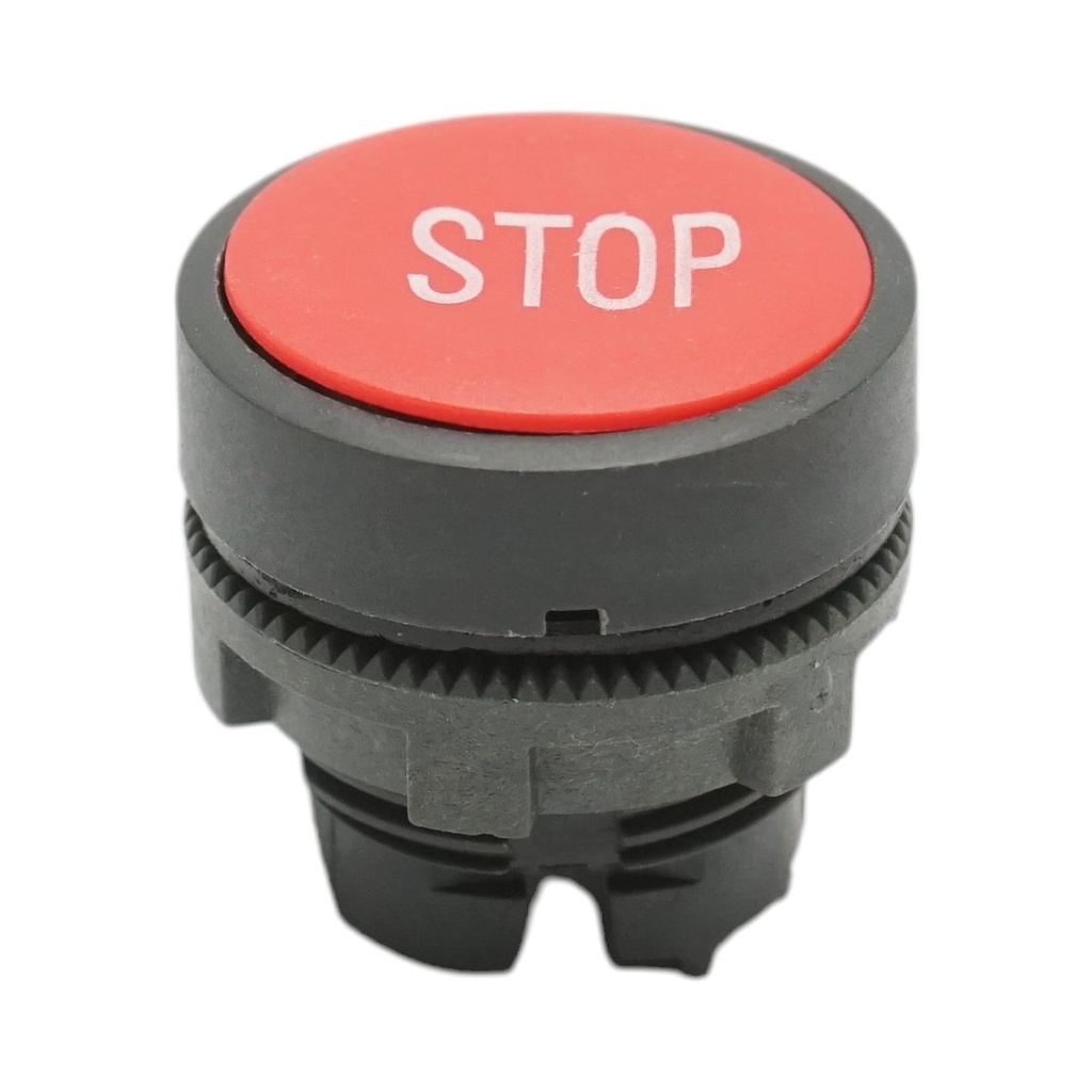 Cap buton comanda STOP rosu Ø 22mm ZBE