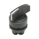 Cap buton selector 2 pozitii revenire cu arc Ø 22mm ZBE