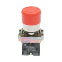 Buton comanda oprire de urgenta rosu cu deblocare prin rasucire 1NC, 400V/10A, 30mm LAY5