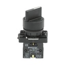 Selector 2 pozitii cu retinere negru 1NO, 400V/10A, LAY5-ED21