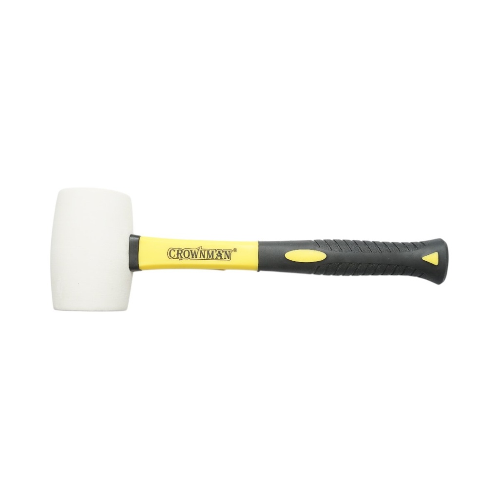 Ciocan de cauciuc 450g cu maner din fibra de sticla Crownman