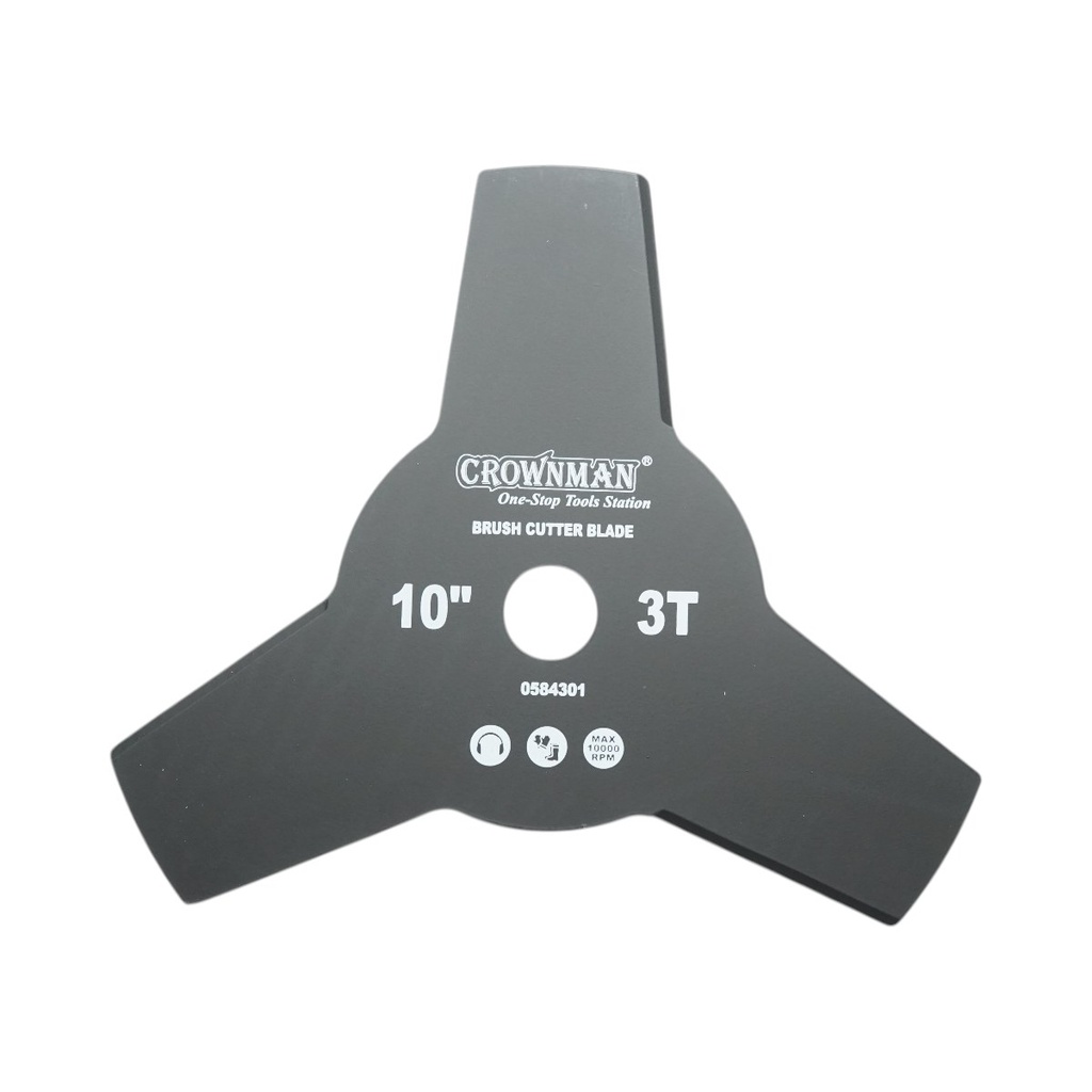 Disc motocoasa taiere 3 dinti 250x25.4mm otel carbon Crownman