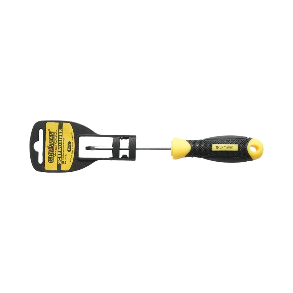 Surubelnita dreapta 3x75mm cu varf magnetic profesionala Cr-V Crownman