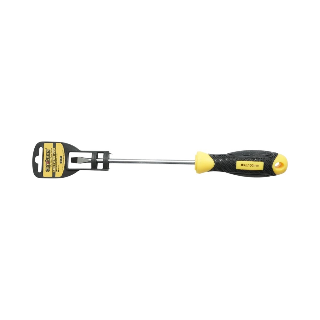 Surubelnita dreapta 6x150mm cu varf magnetic profesionala Cr-V Crownman