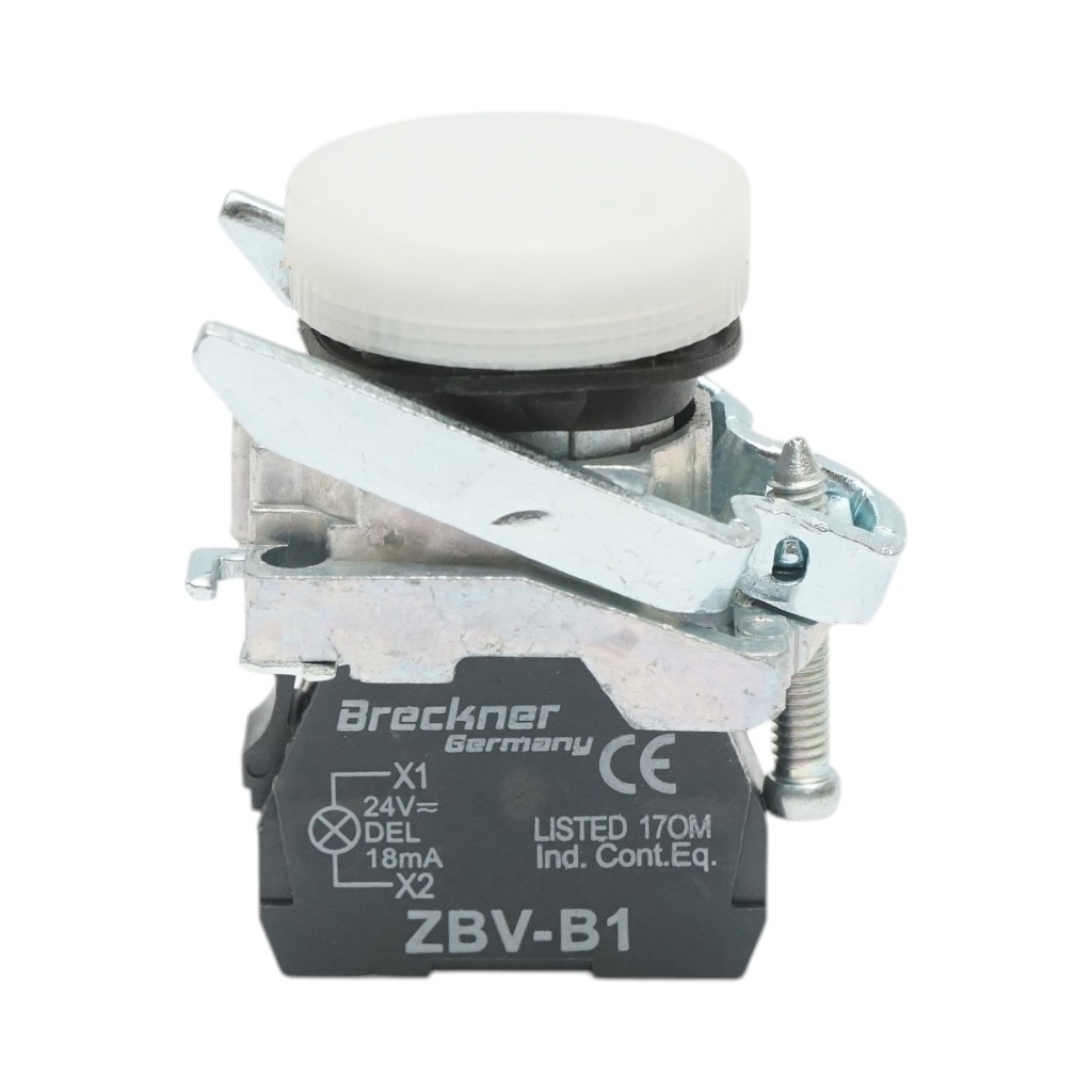 Indicator semnalizare LED alb 24V, 18mA, TB4