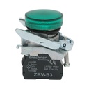 Indicator semnalizare LED verde 24V, 18mA, TB4