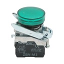 Indicator semnalizare LED verde 220V, 14mA, TB4
