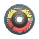 Disc lamelar abraziv cu zirconiu 125x22mm T27 ZA80 pentru slefuire, polizare metal si inox