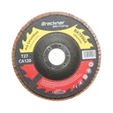 Disc lamelar abraziv corund 125x22mm T27 CA120 pentru slefuire/polizare inox si metal