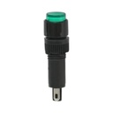 Indicator semnalizare industrial LED verde 220V Ø 8mm