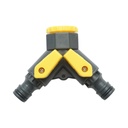 Conector rapid 2 cai furtun gradina 1/2-3/4 Crownman