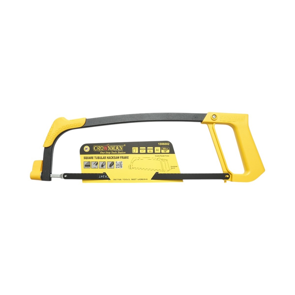 Fierastrau bomfaier manual aluminiu 300mm pentru metal, lemn Crownman