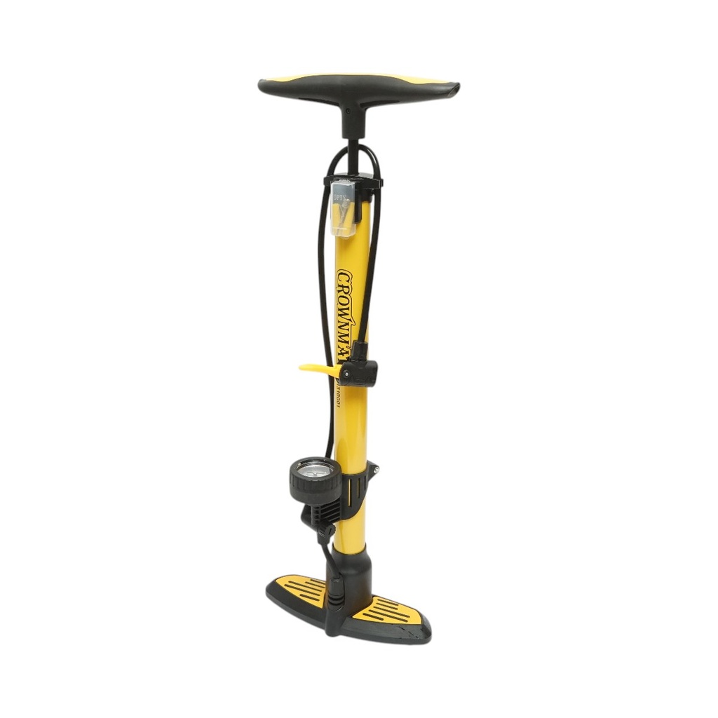 Pompa de mana cu manometru 0-160 PSI 38x600mm Crownman