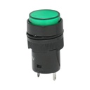 Indicator semnalizare industrial LED verde 220V Ø 16mm