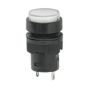 Indicator semnalizare industrial LED alb 220V Ø 16mm