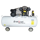 Compresor aer pe curea 200L, motor 2 cilindri in V 2.2KW/3CP, presiune maxima 8 bar, volum aer aspirat 325 L/min
