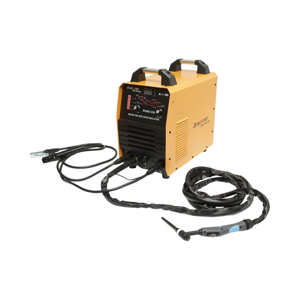 Aparat de sudura invertor 250A TIG Pulse AC/DC, MMA 220V cu functii avansate, afisaj digital WSME-200
