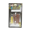 Kit profesional vulcanizare anvelope tubeless la rece cu snur, adeziv, instrument inserare tip ac si alezor