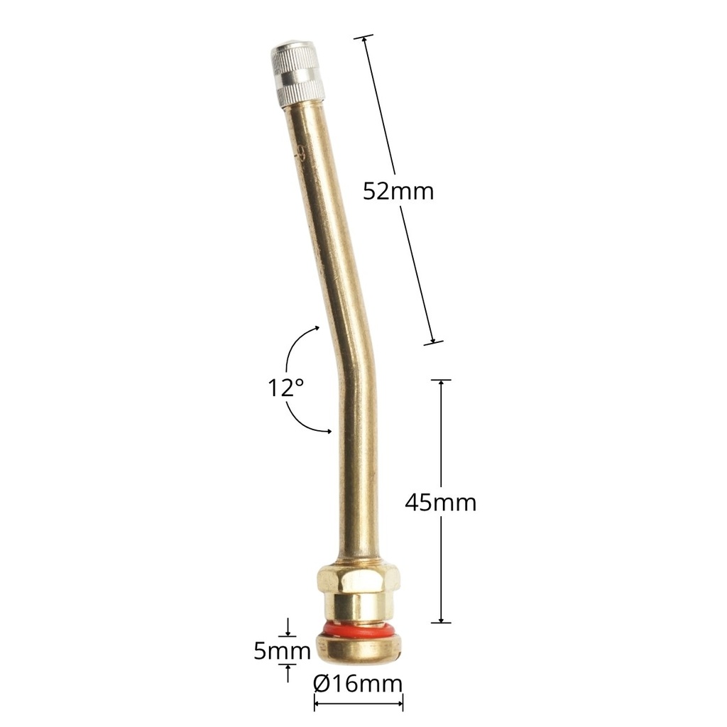 Valva roata camion tubeless metalica 97mm V3-20-4