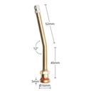 Valva roata camion tubeless metalica 97mm V3-20-4