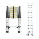 Scara aluminiu telescopica 3.8m, 13 trepte antiderapante, sarcina maxima 150kg